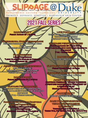 Duke Slippage 2021 Fall Series Poster